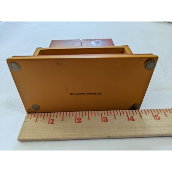 HALLMARK Wood Tabletop Desk Perpetual Calendar Golf Club - Picture 2 of 5